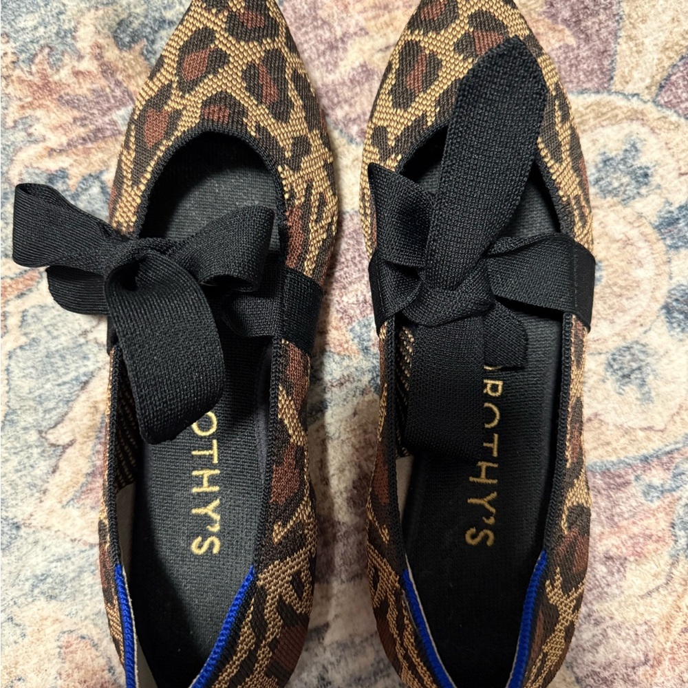 Rothy's Leopard Mary Jane’s